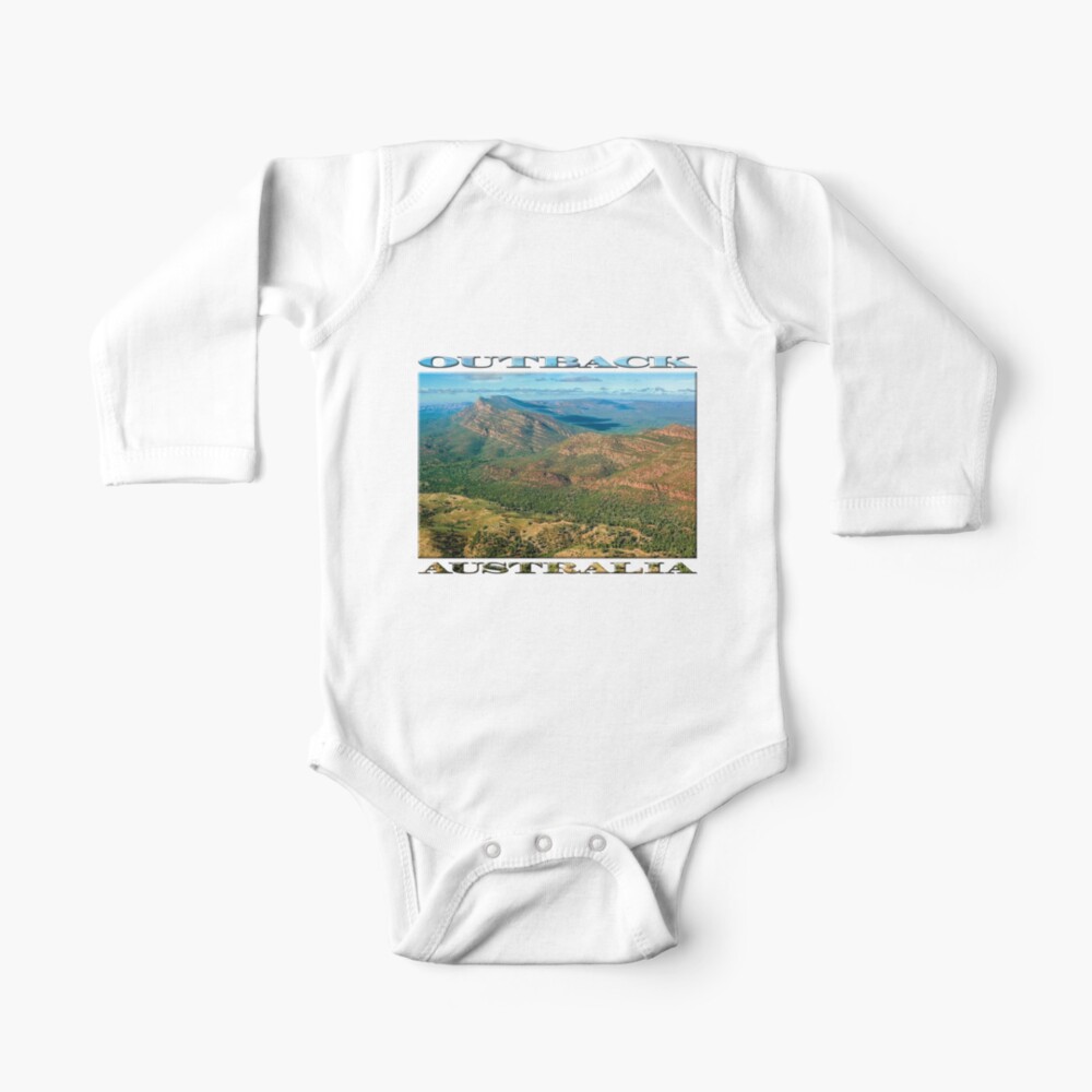 Rawnsley Bluff III (poster on black) Baby One-Piece