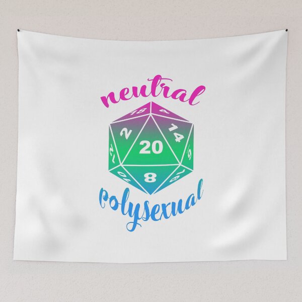 Item preview, Neutral Polysexual Dungeons and Dragons Alignment designed and sold by ArielleJane.