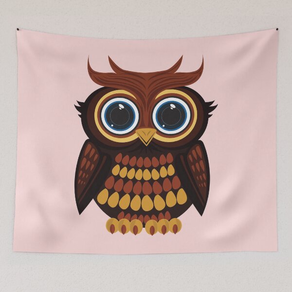 Item preview, Friendly Owl - Pink designed and sold by Adamzworld.
