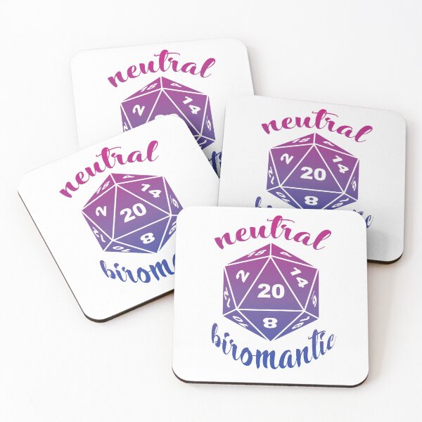 Item preview, Neutral Biromantic Dungeons and Dragons Alignment designed and sold by ArielleJane.