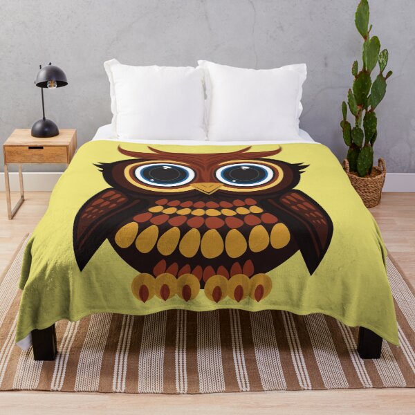 Item preview, Friendly Owl - Yellow designed and sold by Adamzworld.