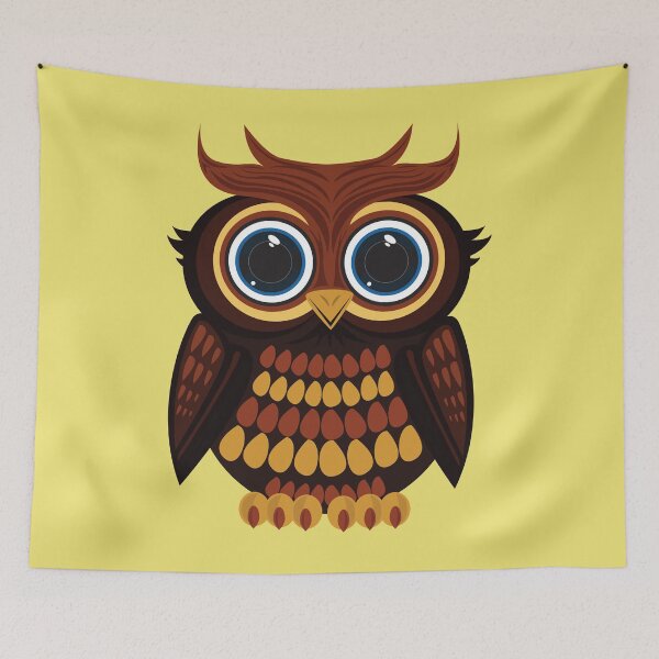 Item preview, Friendly Owl - Yellow designed and sold by Adamzworld.