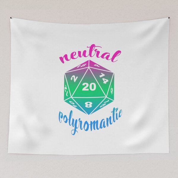 Item preview, Neutral Polyromantic Dungeons and Dragons Alignment designed and sold by ArielleJane.
