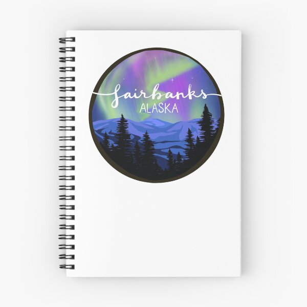 Item preview, Fairbanks, Alaska - NORTHERN LIGHTS designed and sold by abigailducote.