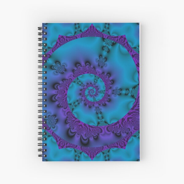 Into The Mystic Spiral Spiral Notebook