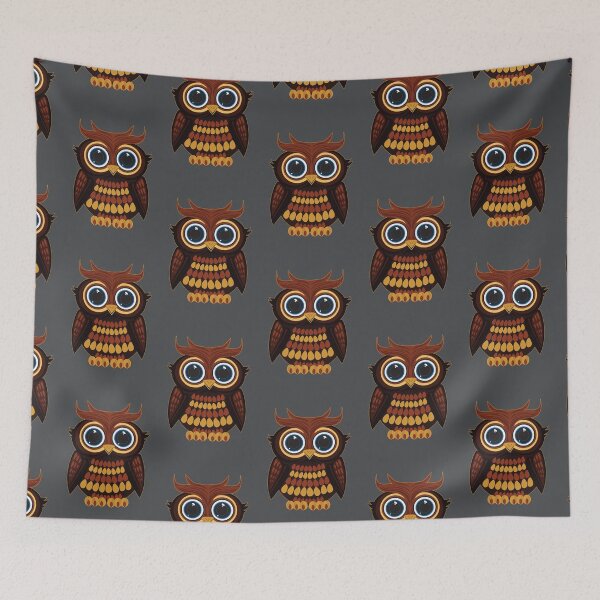 Item preview, Friendly Owl - Grey designed and sold by Adamzworld.