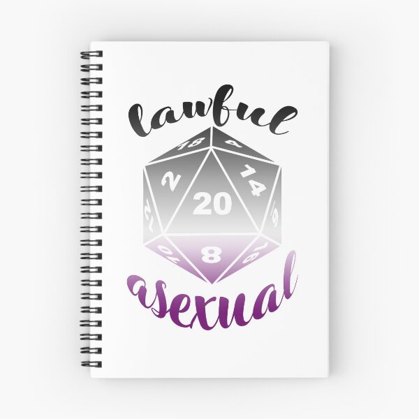 Item preview, Lawful Asexual Dungeons and Dragons Alignment designed and sold by ArielleJane.