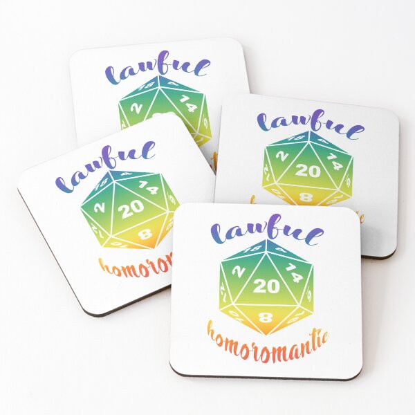 Item preview, Lawful Homoromantic Gay Dungeons and Dragons Alignment designed and sold by ArielleJane.