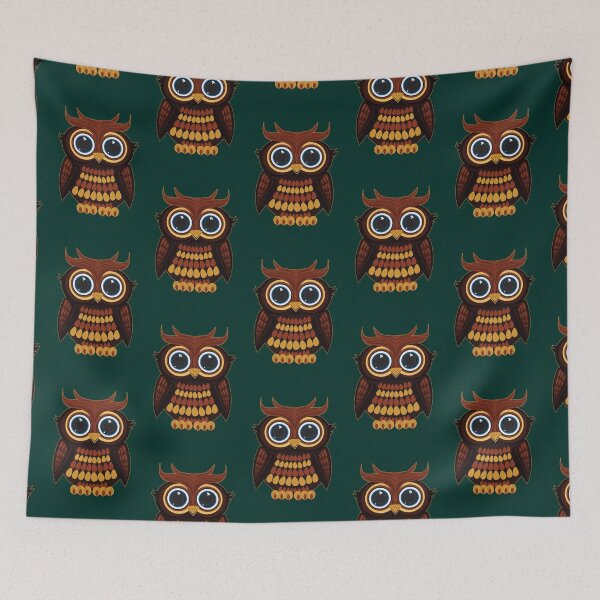Item preview, Friendly Owl - Green designed and sold by Adamzworld.