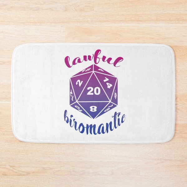 Item preview, Lawful Biromantic Dungeons and Dragons Alignment designed and sold by ArielleJane.