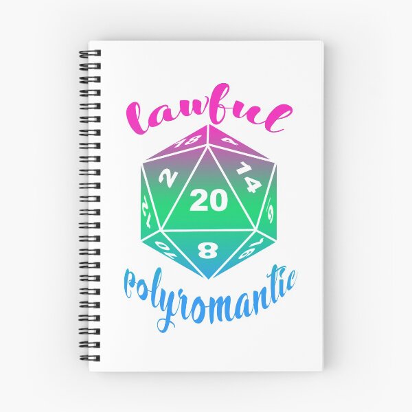 Item preview, Lawful Polyromantic Dungeons and Dragons Alignment designed and sold by ArielleJane.