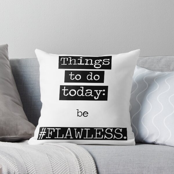 Artikelvorschau, Dinge zu tun heute: Sei #Flawless. Typografie entworfen und verkauft von CacaoDesigns.