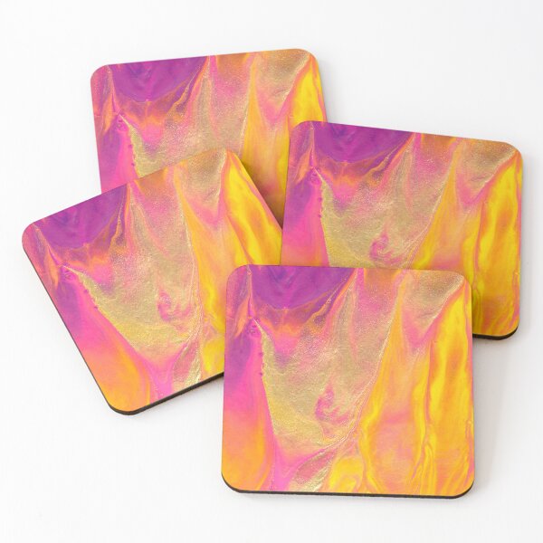 Item preview, Dripping in Gold Abstract Painting designed and sold by Daydreamer Alley.