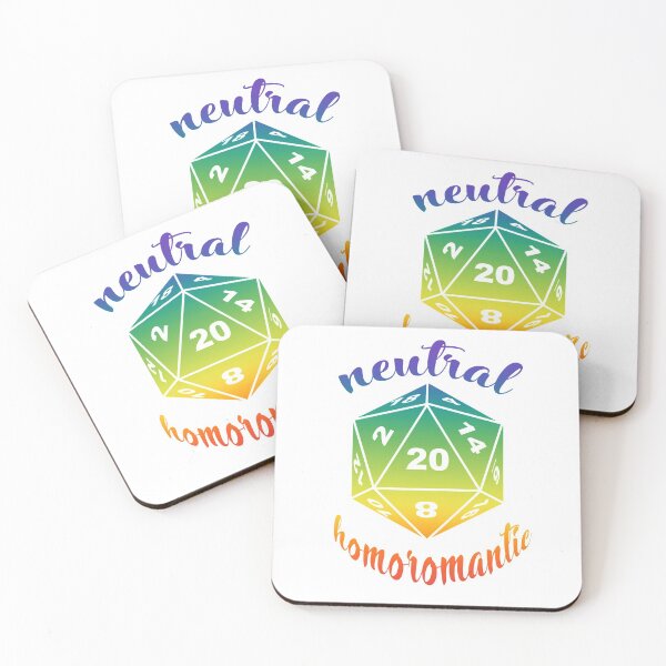 Item preview, Neutral Homoromantic Gay Dungeons and Dragons Alignment designed and sold by ArielleJane.