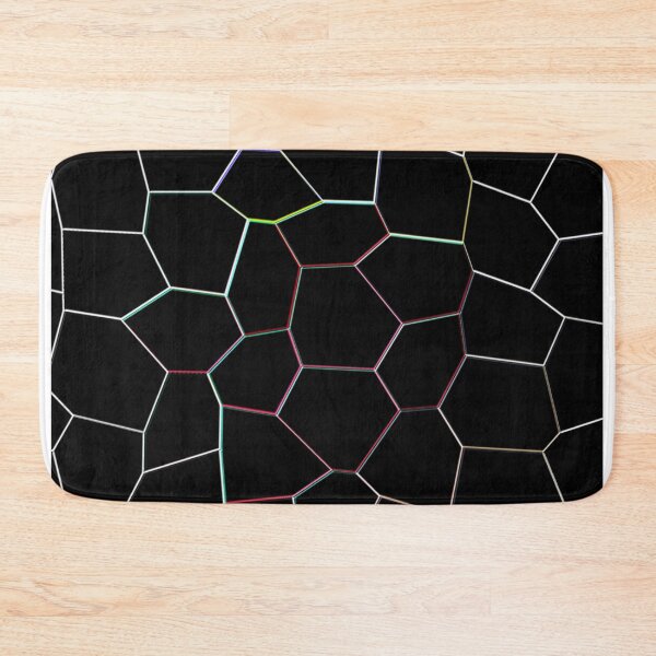 Item preview, Black neon mosaic designed and sold by Trendature Online .