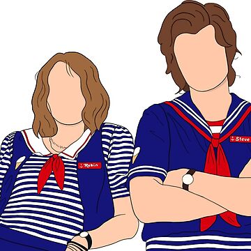 Artwork thumbnail, Steve and Robin // Stranger Things by Naomi Tercero