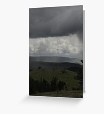 Kamloops rainstorm Greeting Card