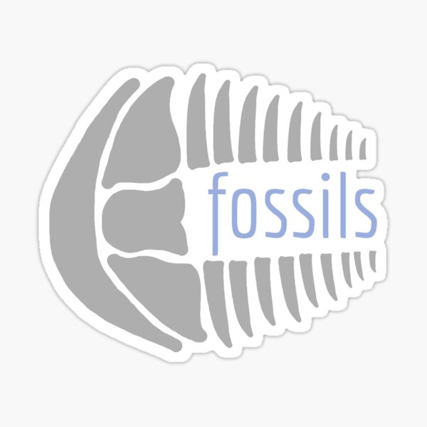 Fossils Sticker Sticker