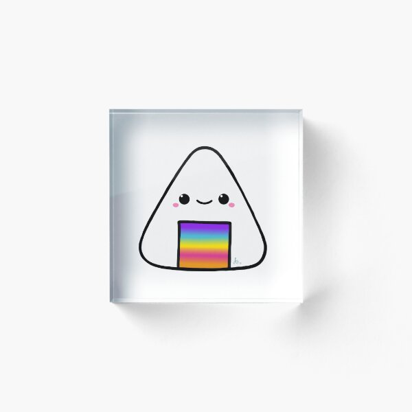 Item preview, Onigiri LGBT+ Gender Non Binary Flag designed and sold by Lizarith.