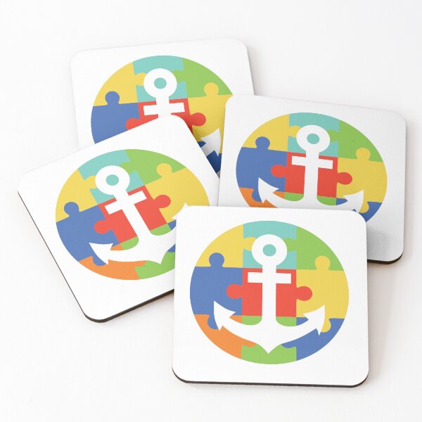 Aperçu de l'œuvre Ancre de bateau pour autisme créée et vendue par AnJAutismWorld.