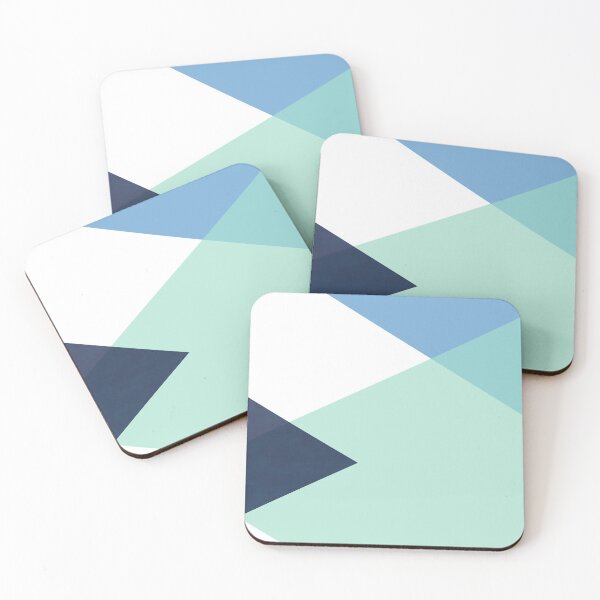 Aperçu de l'œuvre Géométrie - Seafoam & Blue Concrete créée et vendue par Gale Switzer.