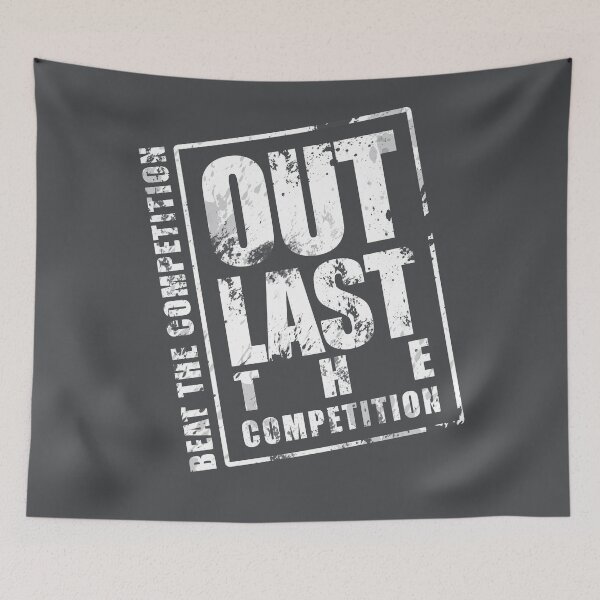 Item preview, Out Last The Competition - Grey designed and sold by Adamzworld.