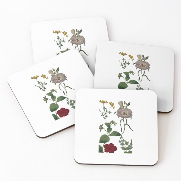 Item preview, Vintage Botanical Flower Chart designed and sold by bohoDecor.