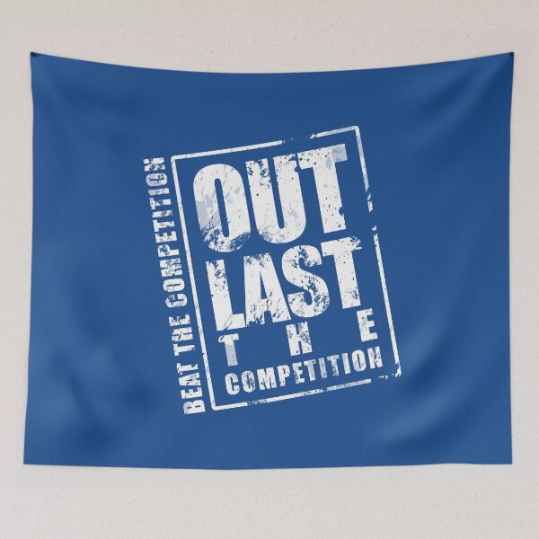 Item preview, Out Last The Competition - Blue designed and sold by Adamzworld.
