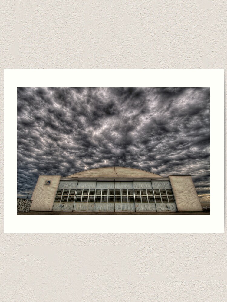 Alternate view of Hanger at Boundary Bay Airport Art Print