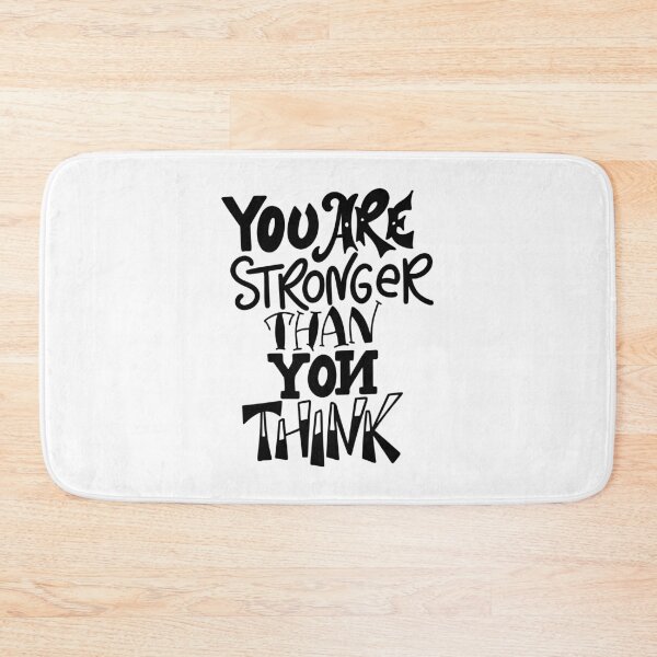 Item preview, You Are Stronger Than You Think Inspirational Quotes designed and sold by ProjectX23.