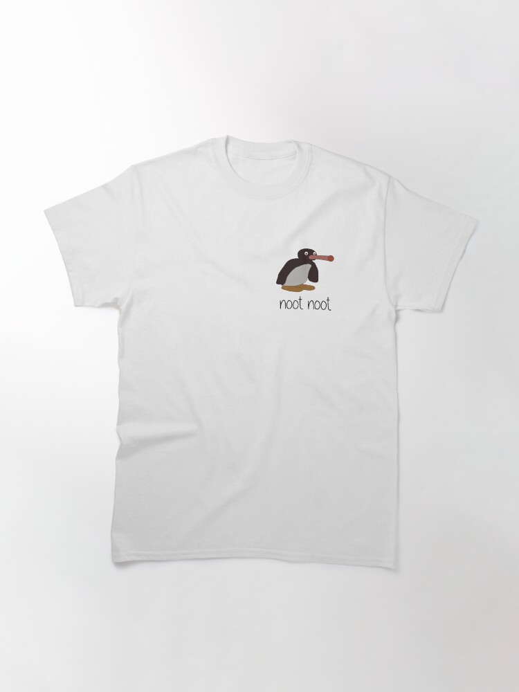 Imagen 3 de 7, Camiseta clásica con la obra noot noot - Pingu, diseñada y vendida por stitch-up.