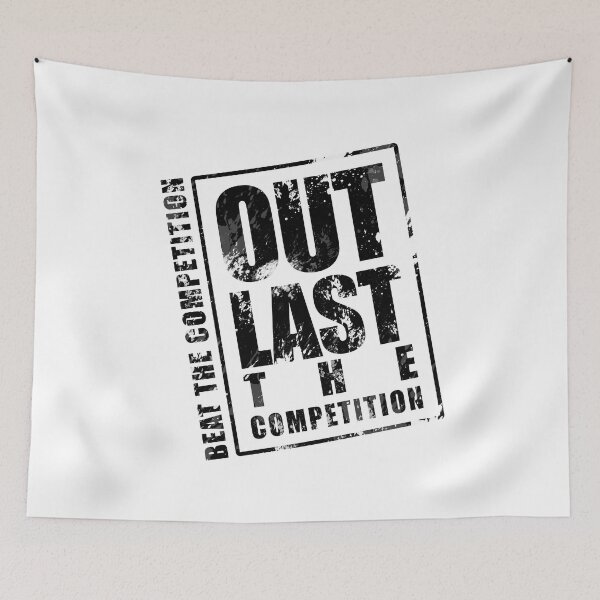 Item preview, Out Last The Competition - White designed and sold by Adamzworld.