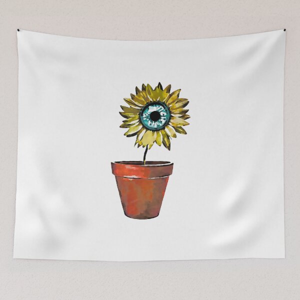 Item preview, Eyeball Sunflower designed and sold by WeirdCvlt.