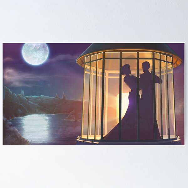 Item preview, To The Moon - Lighthouse Waltz designed and sold by Aleesa Tana.