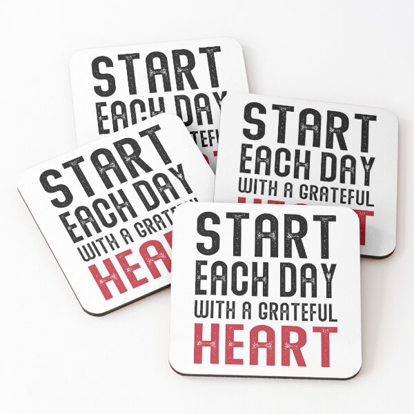 Item preview, Start each day with a grateful heart designed and sold by rosiec413.