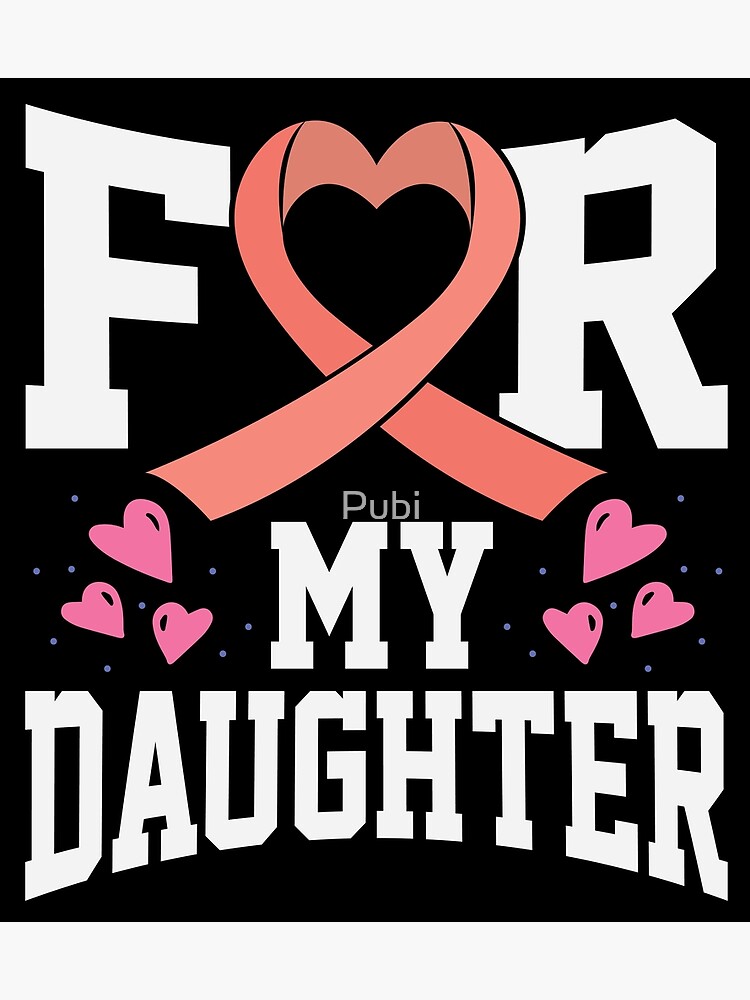 "Uterine Endometrial Cancer Awareness Support Peach" Poster for Sale by