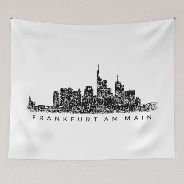 Item preview, Frankfurt skyline (vintage black) Frankfurt am Main designed and sold by theshirtshops.