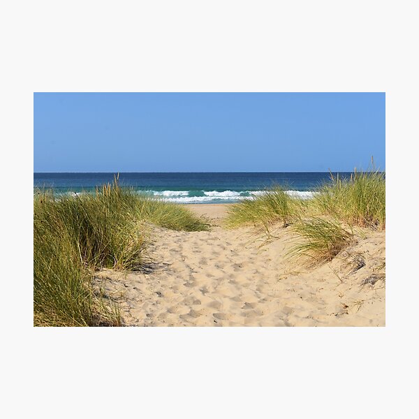 Sandy path to the ocean Photographic Print