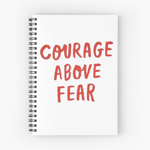 Item preview, courage above fear  designed and sold by pnkrose.