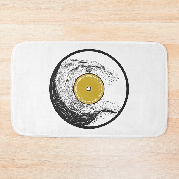 Artikelvorschau, Schallplatte Vinyl mit Wellen Muster. entworfen und verkauft von emphatic.