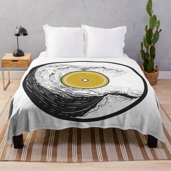 Item preview, Vinyl record with waves pattern. designed and sold by emphatic.