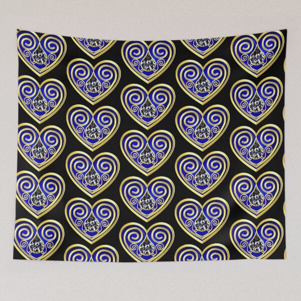 Item preview, BEJEWELED PURPLE HEART designed and sold by PetsandBeyond.