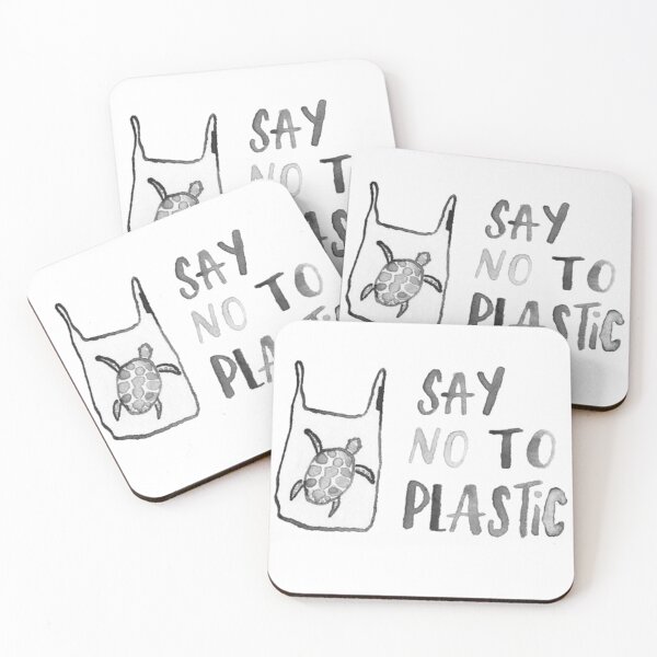 Item preview, say no to plastic  designed and sold by pnkrose.