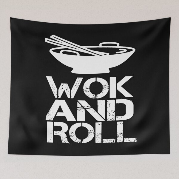Item preview, Wok And Roll Funny Chinese Cooking Gift designed and sold by Kiwi-Tienda2017.