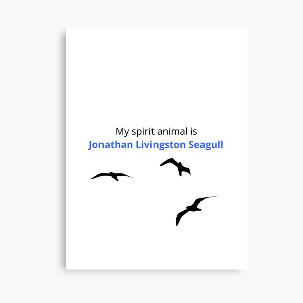 Seagull Spirit Animal. Canvas Print