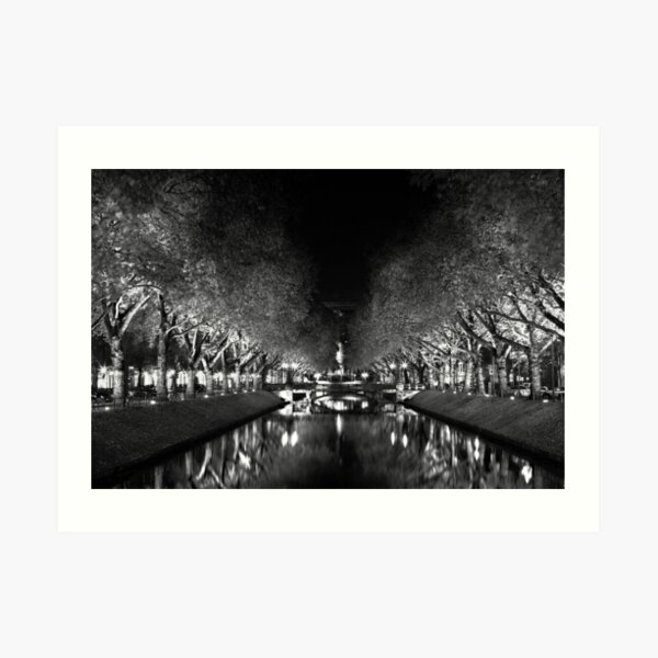 The Kö BW Art Print