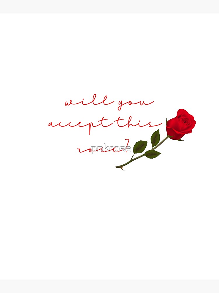 will you accept this rose? by pnkrose