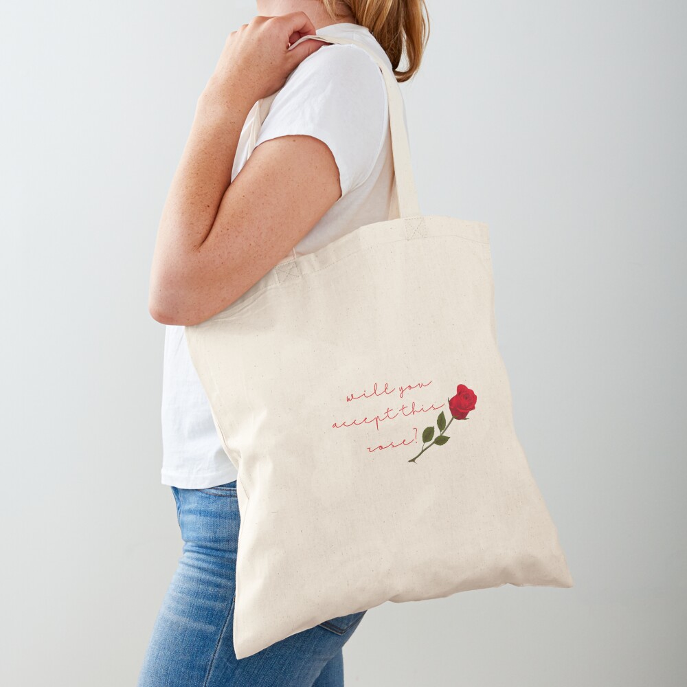 will you accept this rose? Tote Bag