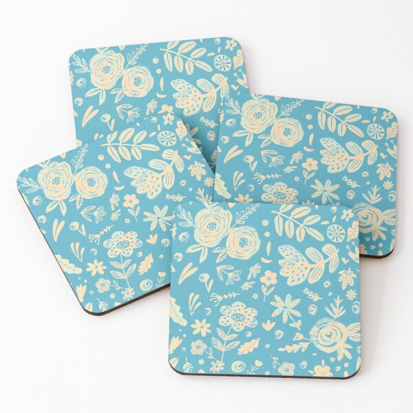 Item preview, Hand Drawn Flower Pattern designed and sold by jbeautydesign.