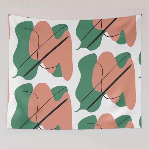 Item preview, Twig green and peach designed and sold by ErinLP.